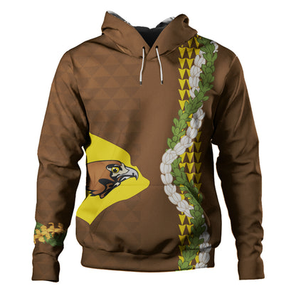 ke kula o ehunuikaimalino Hoodie Puakenikeni Maile Flower Lei