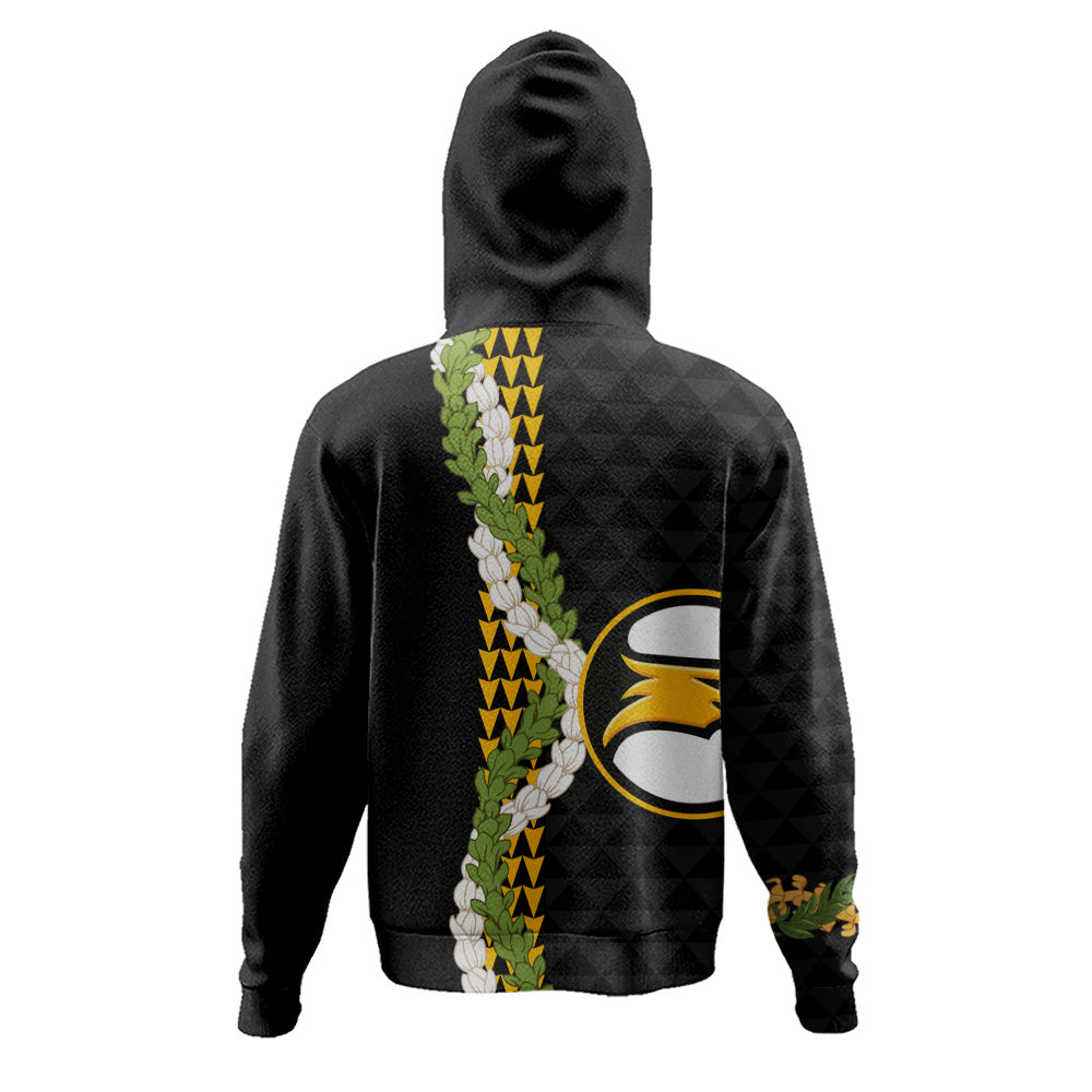 Nanakuli High and Intermediate School Hoodie Puakenikeni Maile Flower Lei