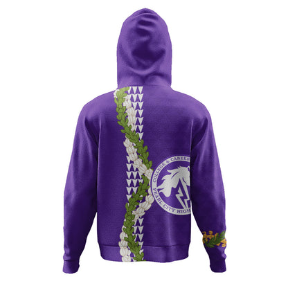 Pearl City High School (Hawaii) Hoodie Puakenikeni Maile Flower Lei