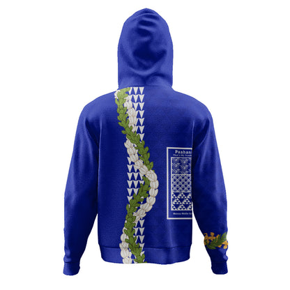 Waimea Middle Public Conversion Charter School Hoodie Puakenikeni Maile Flower Lei