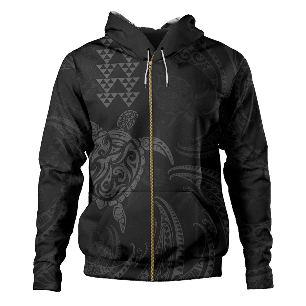 Hawaii Hoodie Polynesian Turtle Tribal Ocean Spirit