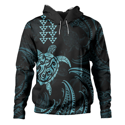 Hawaii Hoodie Polynesian Turtle Tribal Ocean Spirit