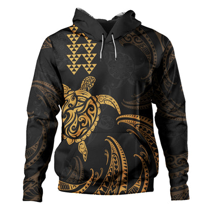 Hawaii Hoodie Polynesian Turtle Tribal Ocean Spirit