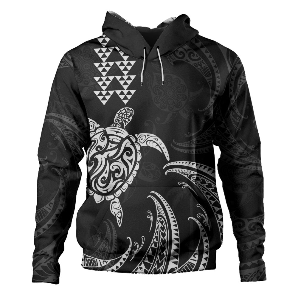 Hawaii Hoodie Polynesian Turtle Tribal Ocean Spirit