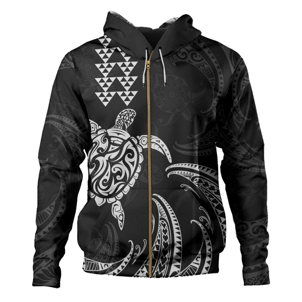 Hawaii Hoodie Polynesian Turtle Tribal Ocean Spirit