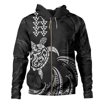 Hawaii Hoodie Polynesian Turtle Tribal Ocean Spirit