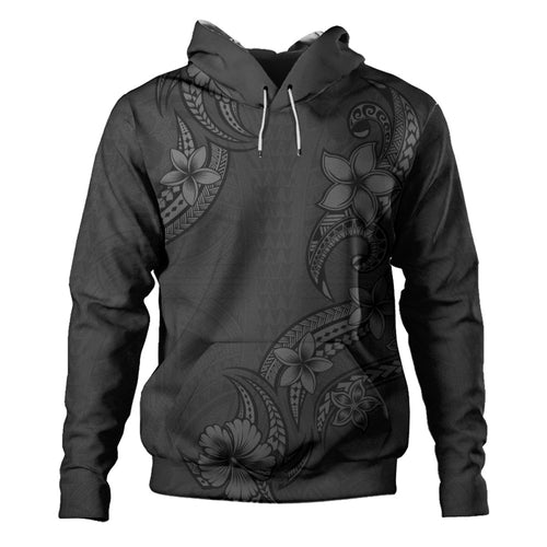 Hawaii Hoodie Plumeria Tribal Wave