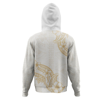 Hawaii Hoodie Plumeria Tribal Wave
