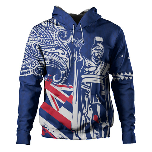Hawaii Hoodie King Kamehameha Hawaiian Flag Polynesian Pride