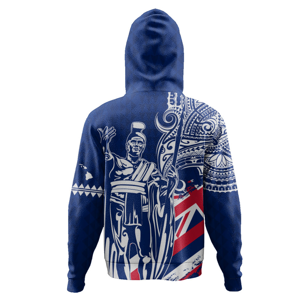 Hawaii Hoodie King Kamehameha Hawaiian Flag Polynesian Pride
