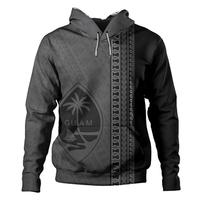 Guam Hoodie Island Crest Chamorro Tribal Heritage