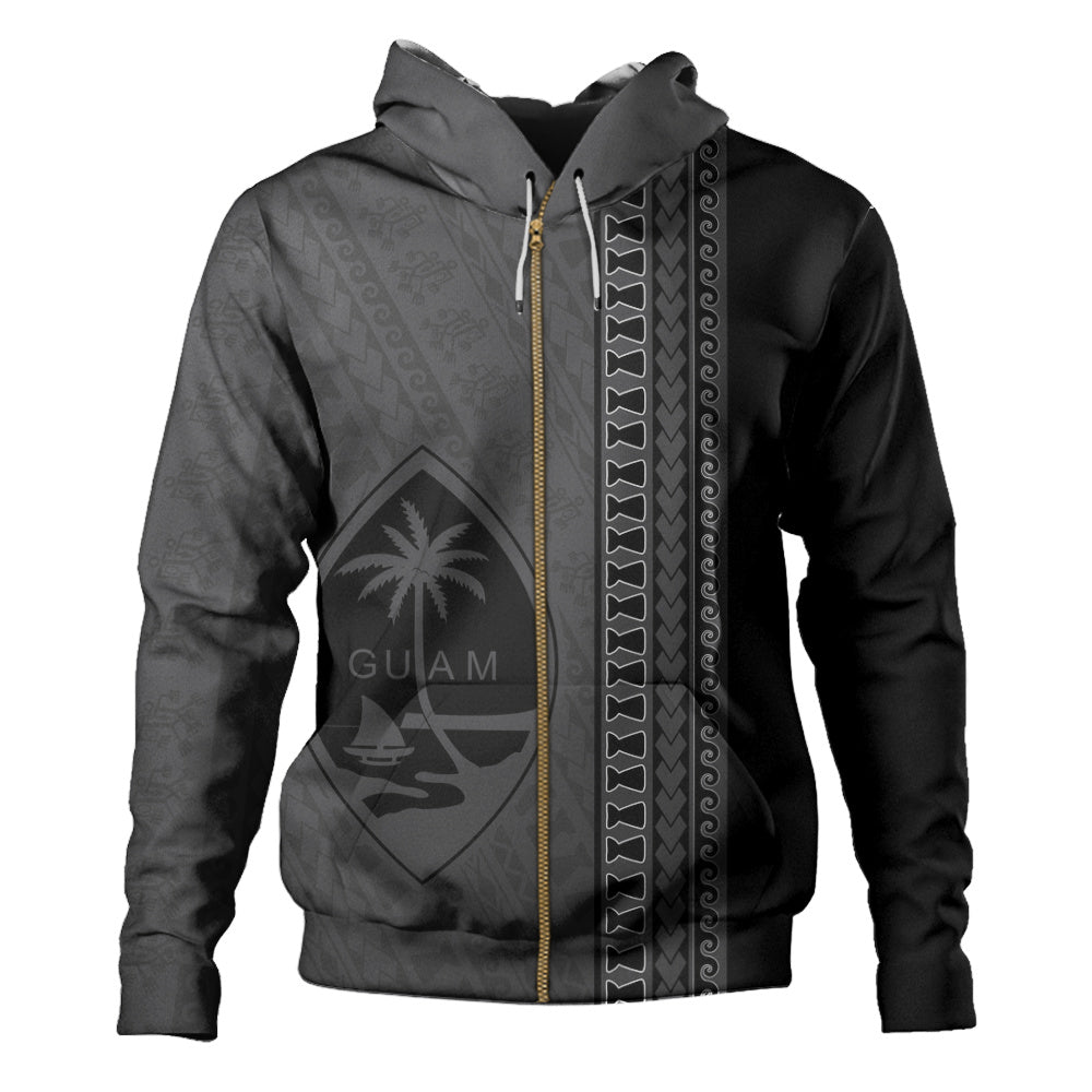 Guam Hoodie Island Crest Chamorro Tribal Heritage