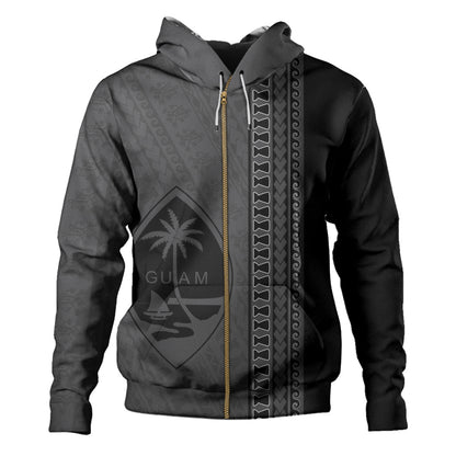 Guam Hoodie Island Crest Chamorro Tribal Heritage