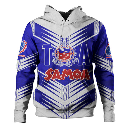 Samoa Hoodie Toa Samoa Rugby Polynesian Tribal Pride Style