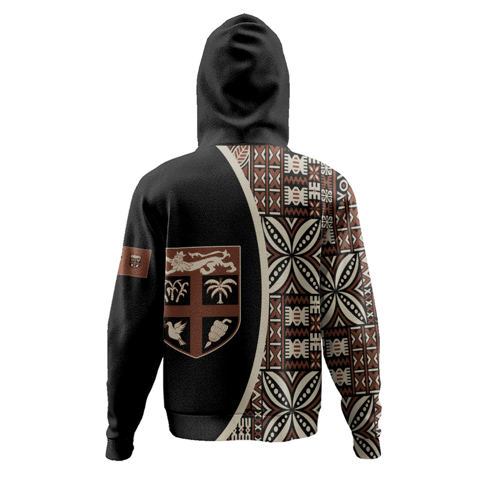 Fiji Hoodie Coat Of Arms Traditional Fijian Tribal Heritage