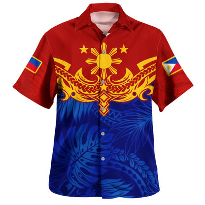Philippines Filipinos Hawaiian Shirt Tropical Polynesian Philippines