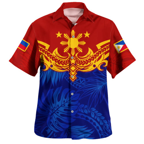 Philippines Filipinos Hawaiian Shirt Tropical Polynesian Philippines