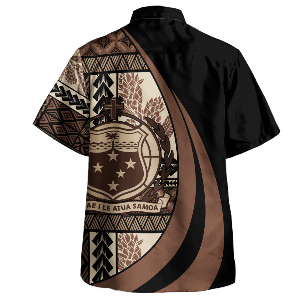 Samoa Hawaiian Shirt Faavae i le Atua Siapo Tribal Heritage
