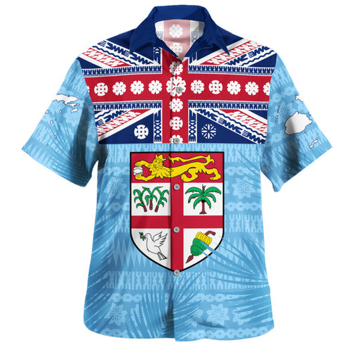 Fiji Hawaiian Shirt Fiji Day Island Crest Pride