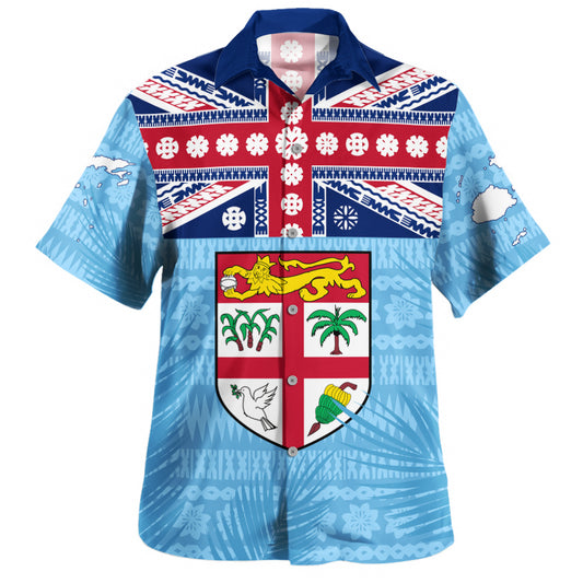 Fiji Hawaiian Shirt Fiji Day Island Crest Pride