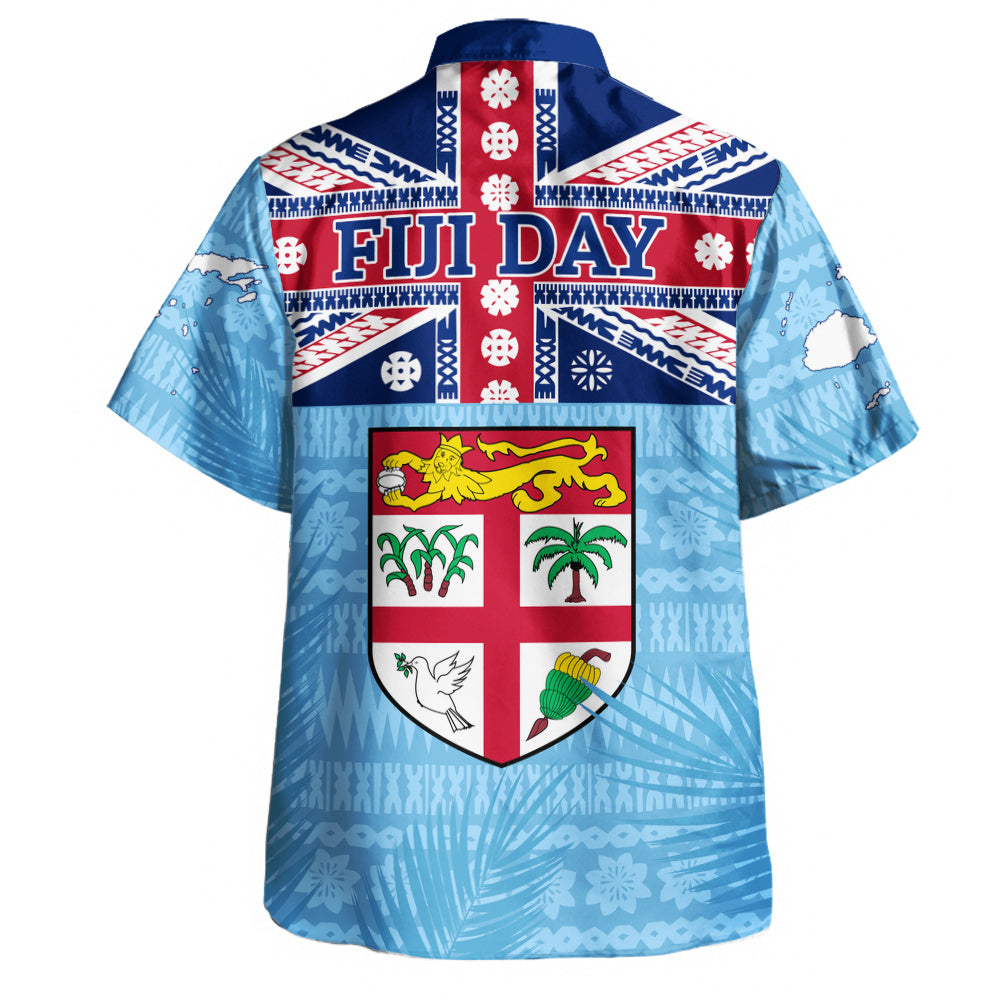 Fiji Hawaiian Shirt Fiji Day Island Crest Pride