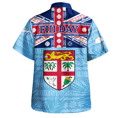 Fiji Hawaiian Shirt Fiji Day Island Crest Pride
