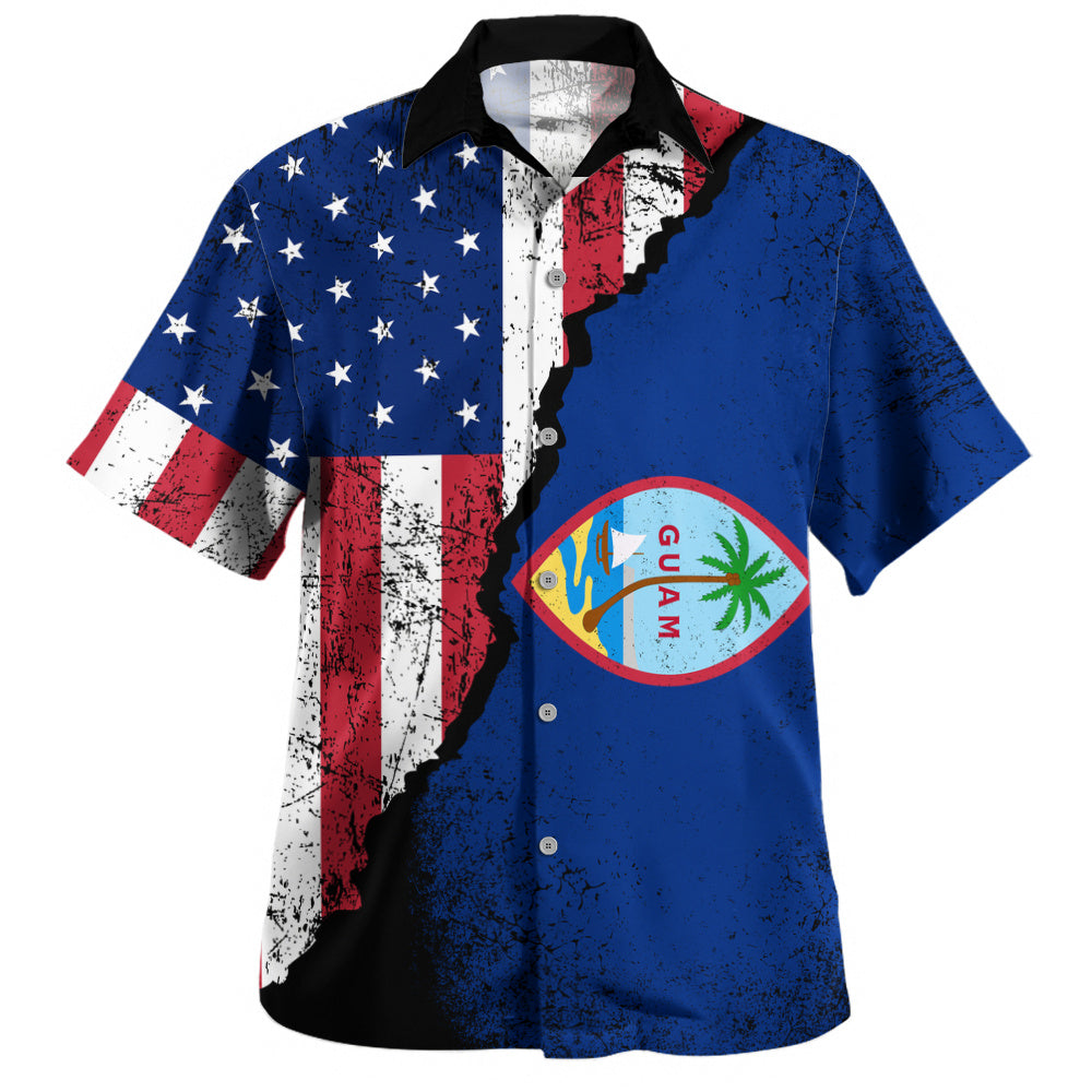 Guam Hawaiian Shirt American Unity Style
