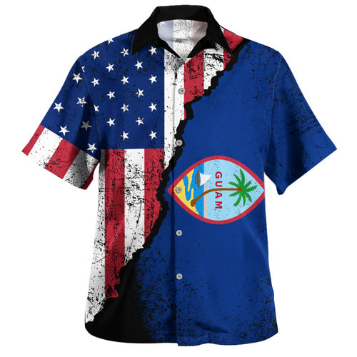 Guam Hawaiian Shirt American Unity Style