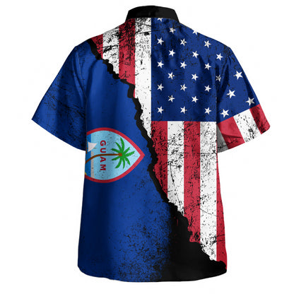 Guam Hawaiian Shirt American Unity Style