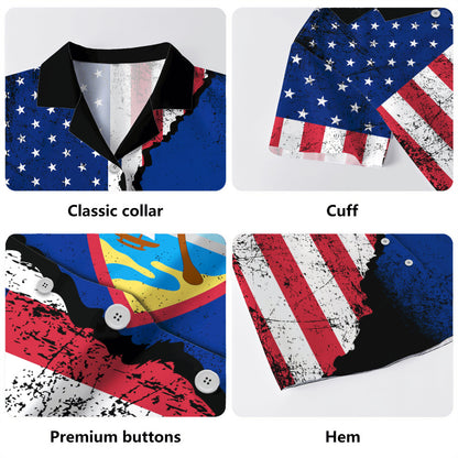 Guam Hawaiian Shirt American Unity Style