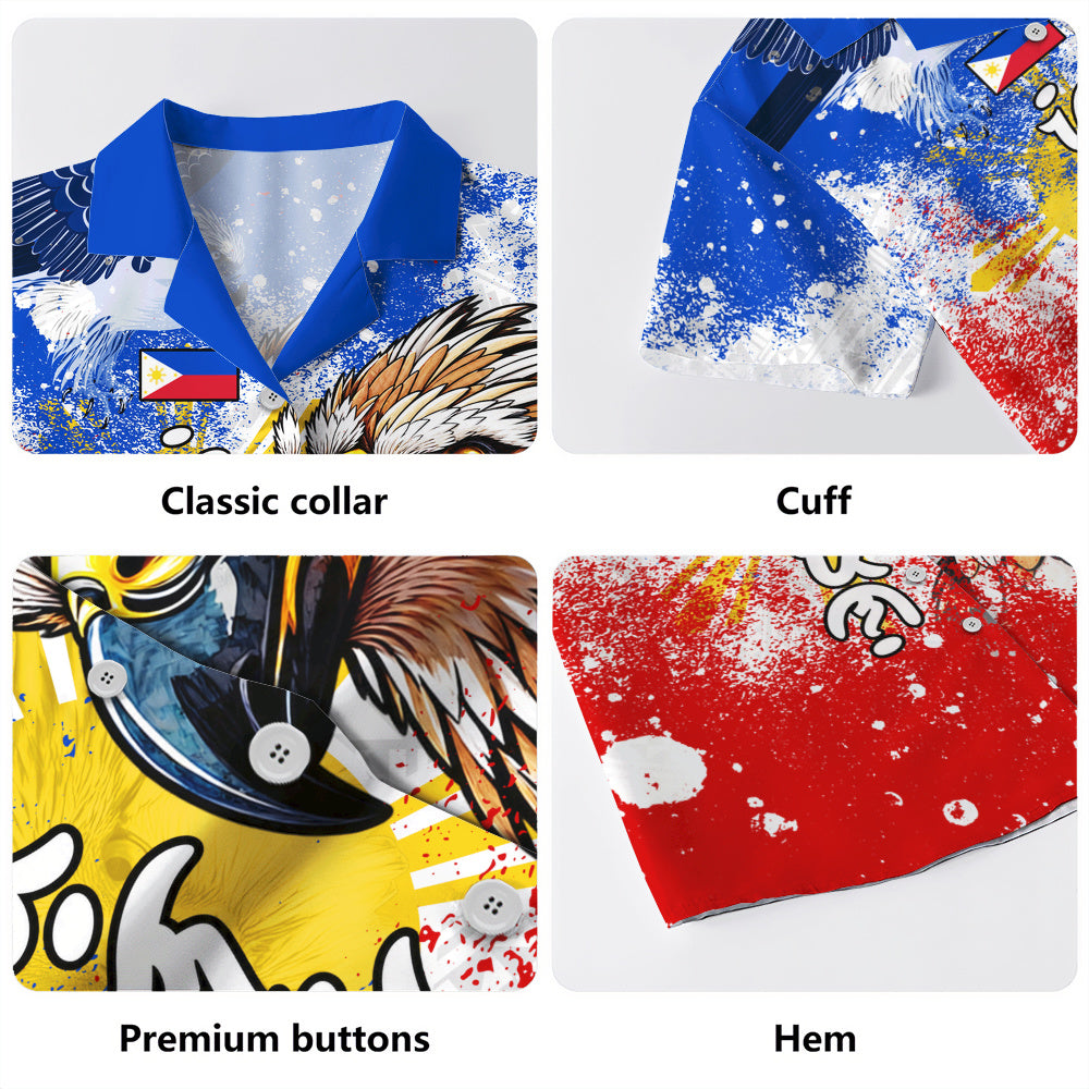 Philippines Filipinos Hawaiian Shirt Eagle Flag Warrior Pride