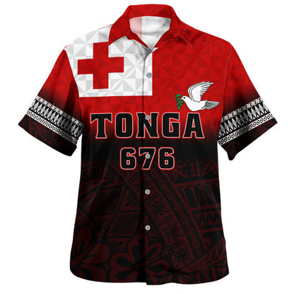 Tonga Hawaiian Shirt Kingdom Crest 676 Island Pride