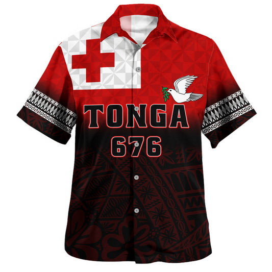 Tonga Hawaiian Shirt Kingdom Crest 676 Island Pride