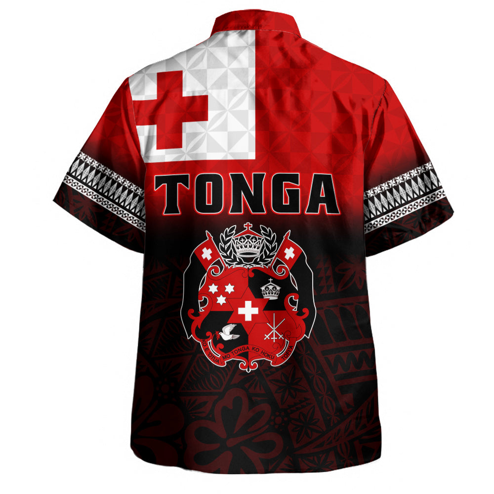 Tonga Hawaiian Shirt Kingdom Crest 676 Island Pride