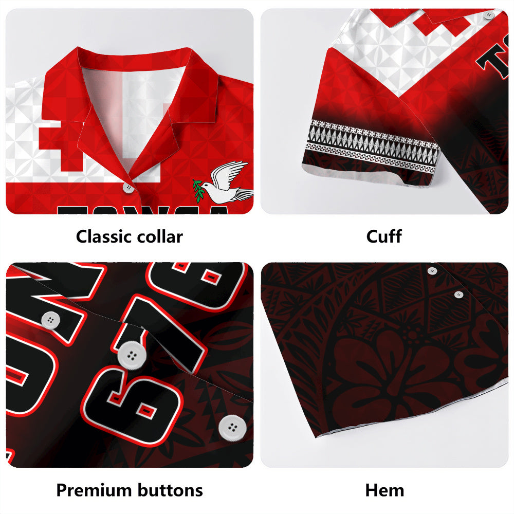 Tonga Hawaiian Shirt Kingdom Crest 676 Island Pride