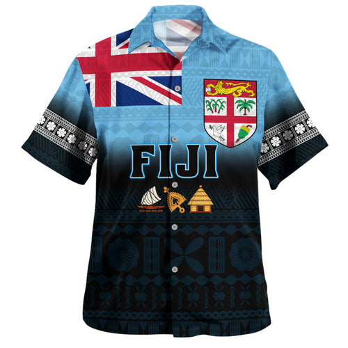 Fiji Hawaiian Shirt 679 Island Crest Tribal Pride