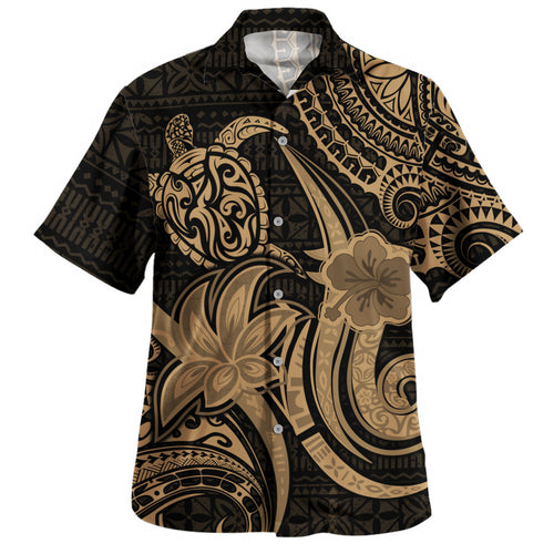 Hawaii Hawaiian Shirt Honu Turtle Hibiscus Tribal Legacy