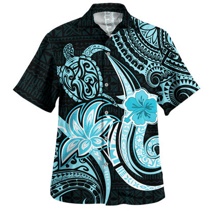 Hawaii Hawaiian Shirt Honu Turtle Hibiscus Tribal Legacy