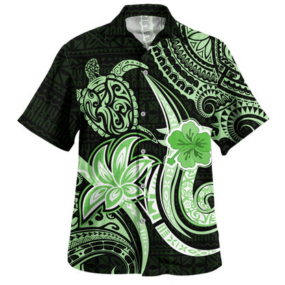 Hawaii Hawaiian Shirt Honu Turtle Hibiscus Tribal Legacy