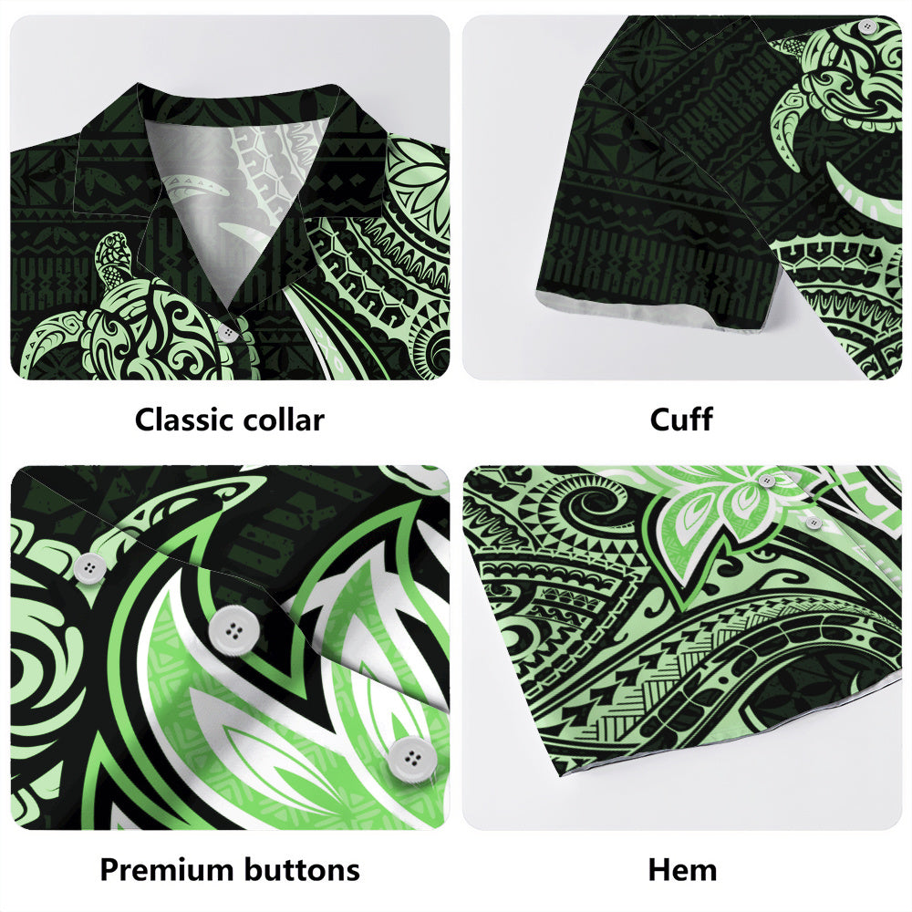 Hawaii Hawaiian Shirt Honu Turtle Hibiscus Tribal Legacy
