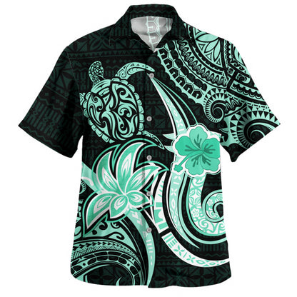 Hawaii Hawaiian Shirt Honu Turtle Hibiscus Tribal Legacy