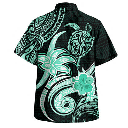 Hawaii Hawaiian Shirt Honu Turtle Hibiscus Tribal Legacy