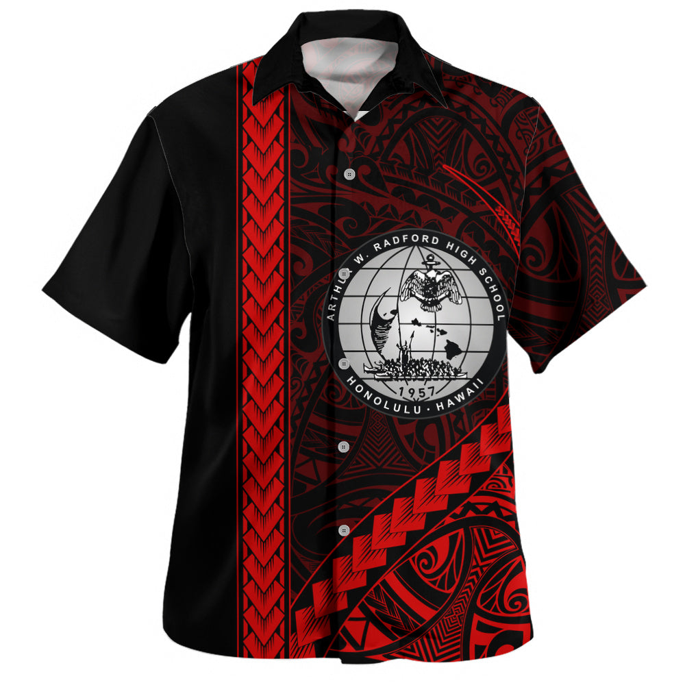Admiral Arthur W. Radford High School Hawaiian Shirt Tribal Polynesian Pride Style