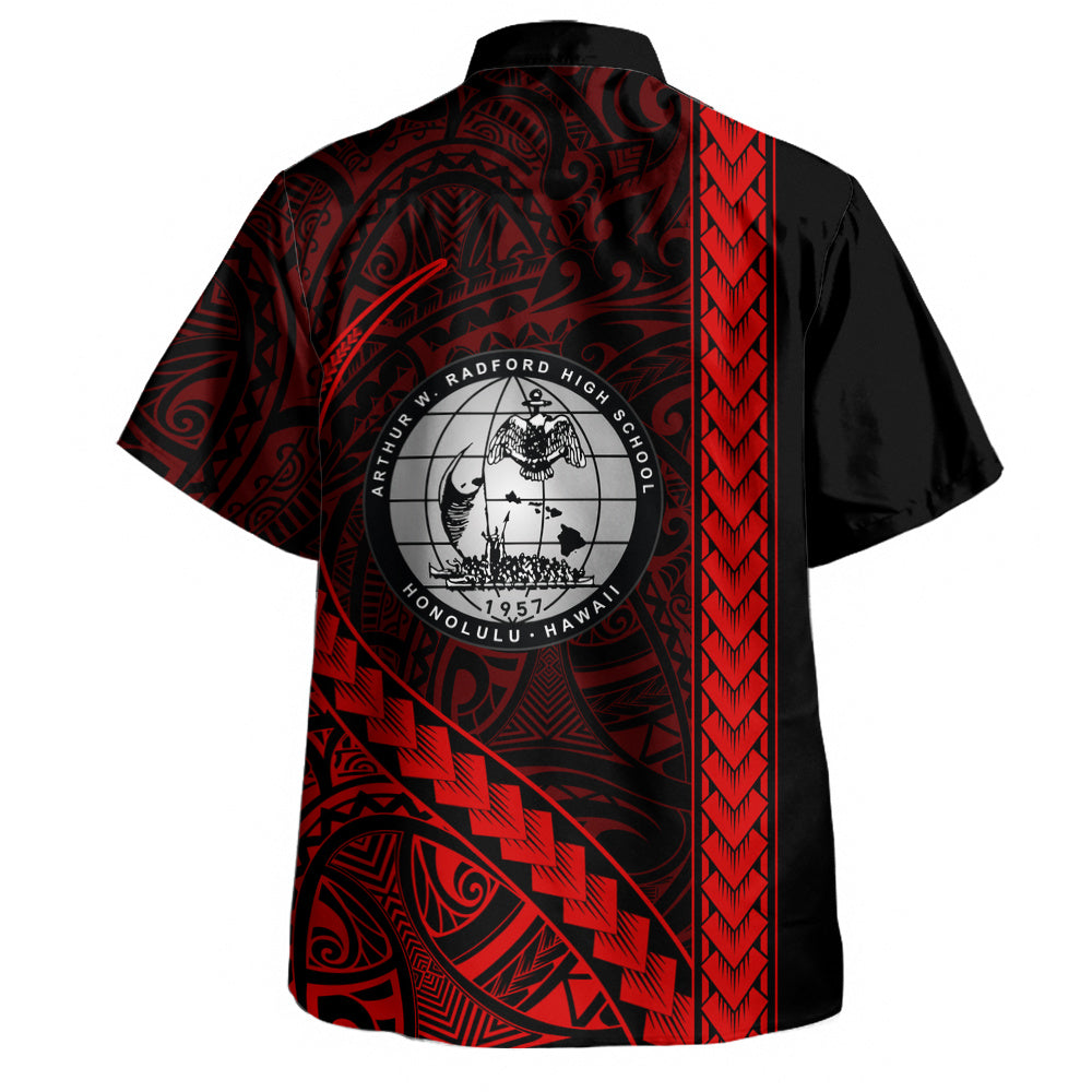 Admiral Arthur W. Radford High School Hawaiian Shirt Tribal Polynesian Pride Style