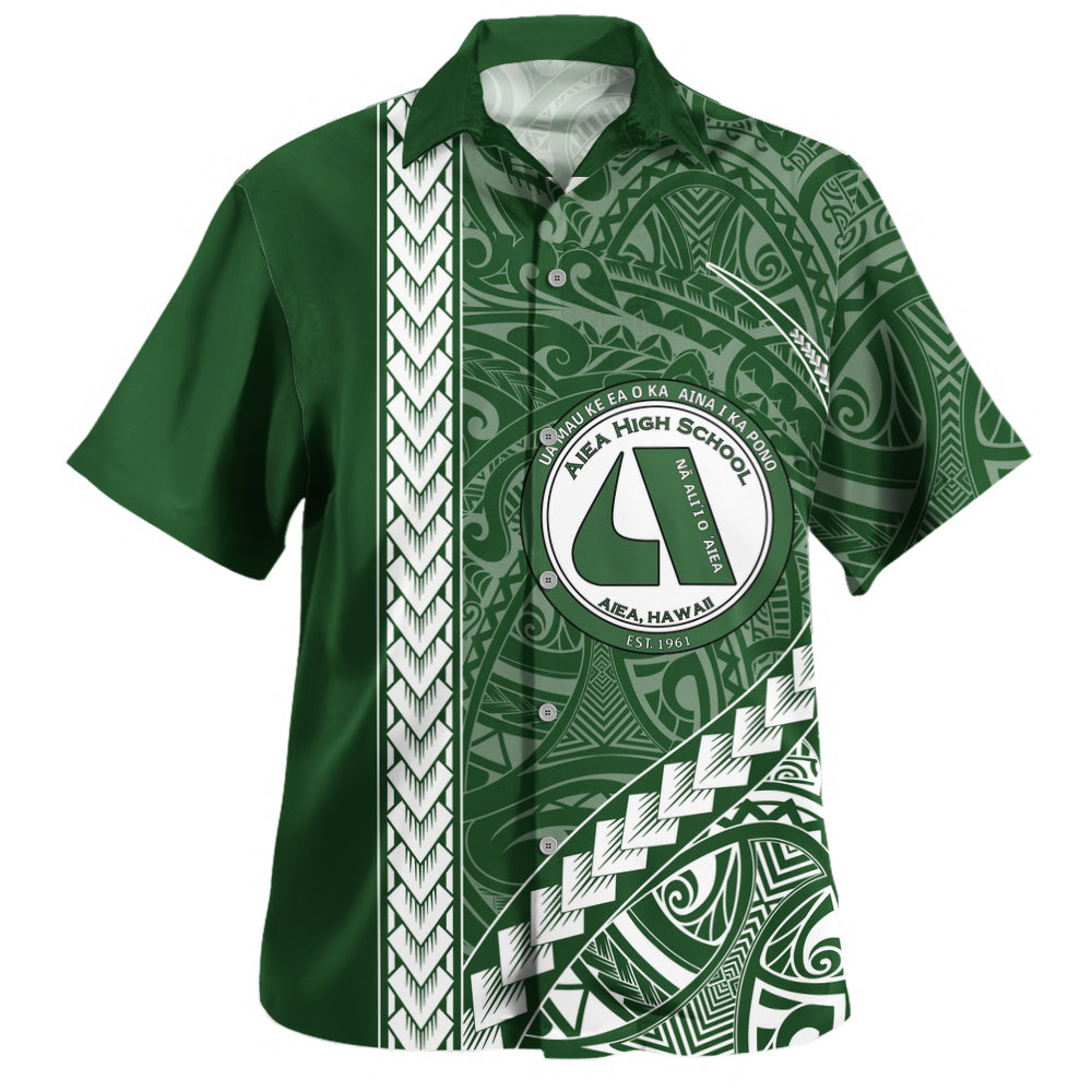 ʻAiea High School Hawaiian Shirt Tribal Polynesian Pride Style