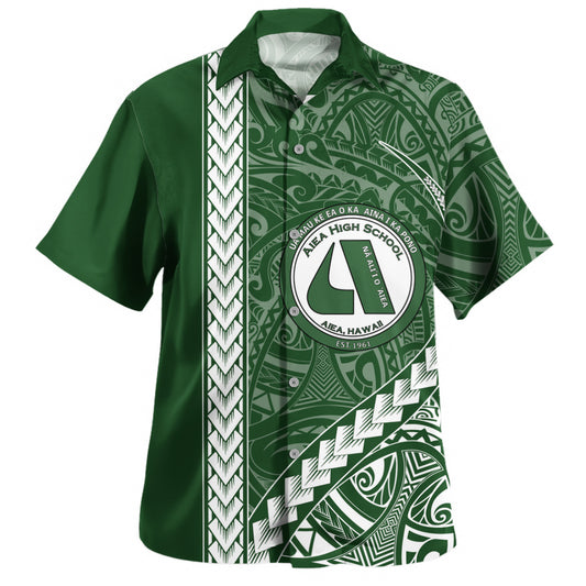 ʻAiea High School Hawaiian Shirt Tribal Polynesian Pride Style