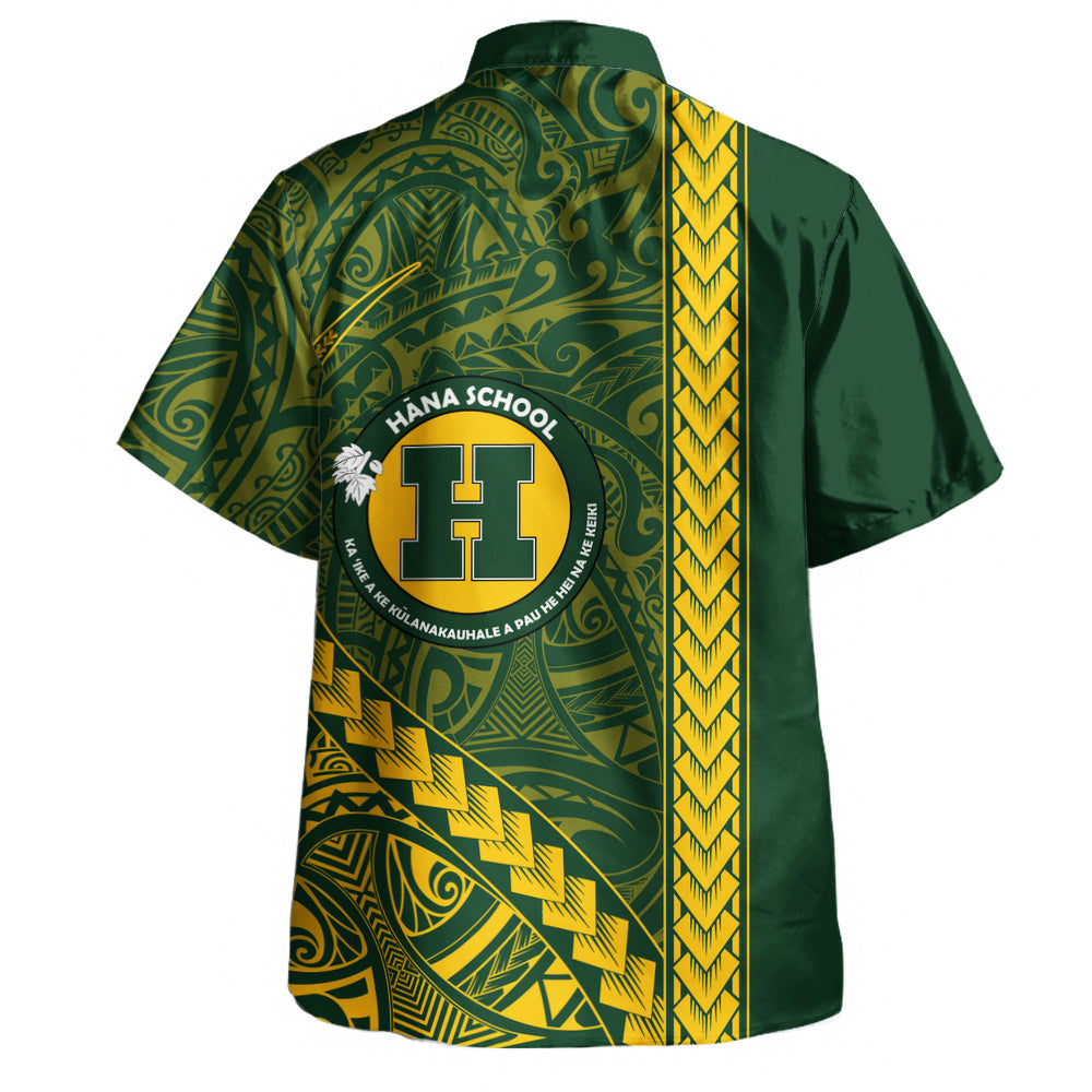 Hana High and Elementary School Hawaiian Shirt Tribal Polynesian Pride Style