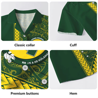 Hana High and Elementary School Hawaiian Shirt Tribal Polynesian Pride Style