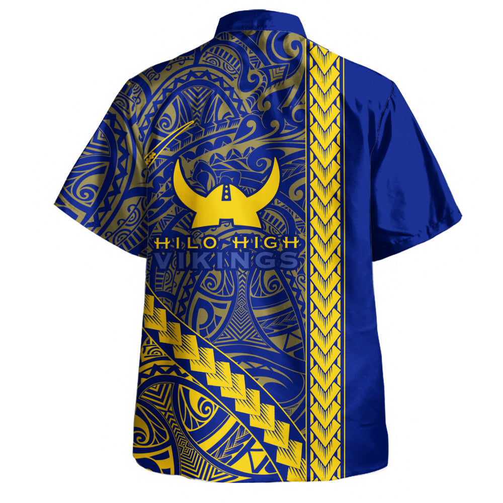 Hilo High School Hawaiian Shirt Tribal Polynesian Pride Style