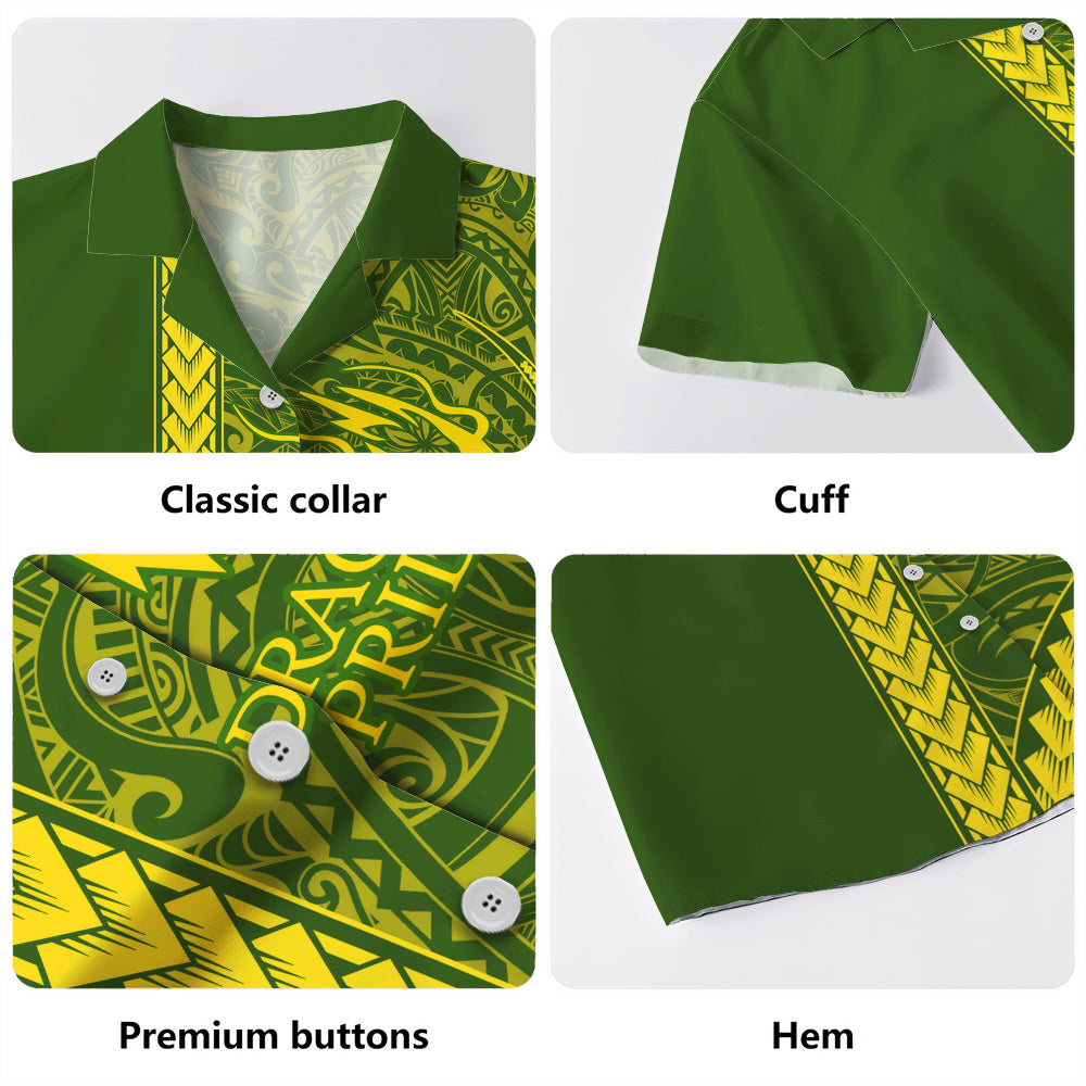 Honokaʻa High & Intermediate School Hawaiian Shirt Tribal Polynesian Pride Style